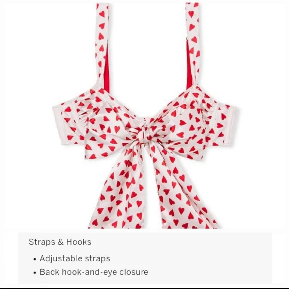 VS Unlined Open Cup Balconette Bra with matching panty - Picture 2 of 4